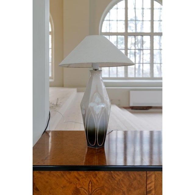 Art Nouveau Ceramic Table Lamp from Rörstrand Sweden, 1900s For Sale - Image 6 of 16