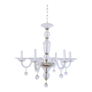 1940s Italian Venetian Murano Chandelier For Sale