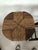 Brutalist Stools in Wood and Straw, 1950s, Set of 4 For Sale - Image 9 of 15