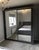 Modern Sliding Door Wardrobe Armoire With Shelving & Drawers – 250 Cm For Sale - Image 13 of 14