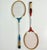 Mid-Century Modern Mid-Century Boho Chic Vintage Badminton Rackets - Set of 2. For Sale - Image 3 of 10
