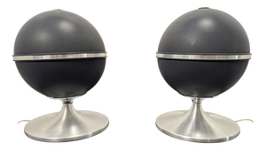 Space Age Spherical Audiorama Speakers from Grundig, 1970s, Set of 2