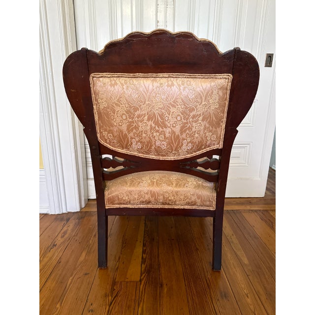 Mid 20th Century Vintage French Style Victorian Side Chair For Sale - Image 5 of 7