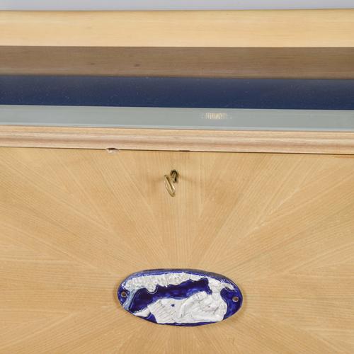 Sideboard with Ginori Handles by Ico Parisi, 1960s For Sale - Image 5 of 9