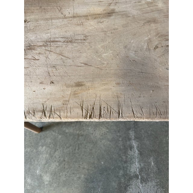 Antique Primitive Peg Legs Console Table For Sale - Image 12 of 12