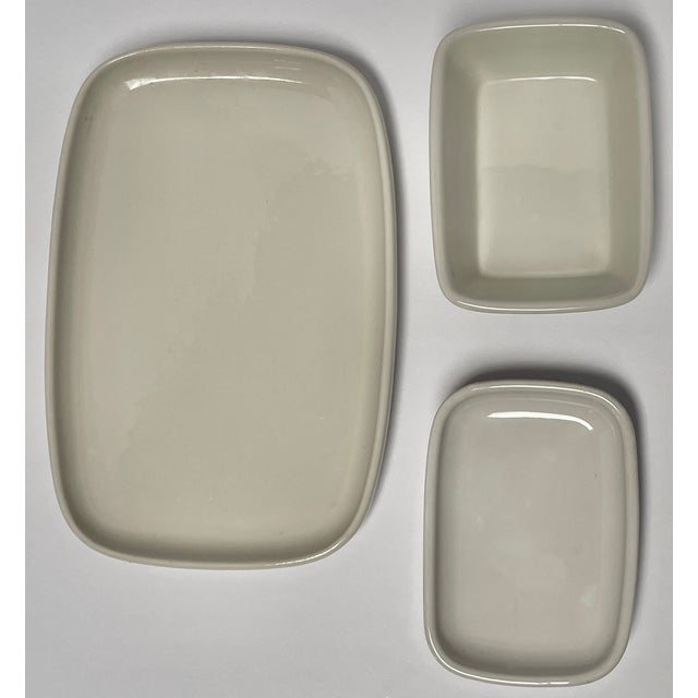 Mid-Century Modern 1960s Mid-Century Modern White Ironstone Restaurant-Ware - Collection of 29 Pieces For Sale - Image 3 of 9