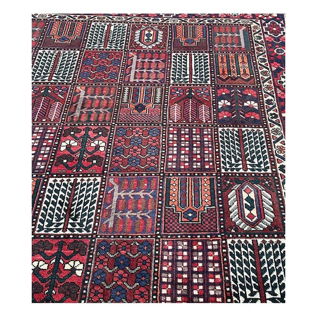 6x10 Old Persian Bakhtiari Area Rug - 501975 For Sale - Image 11 of 13