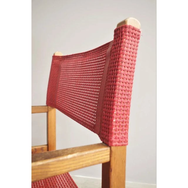 Red Folding Directors Chair, 1990s For Sale - Image 8 of 10