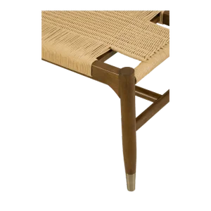 Century Furniture Tristan Woven Bench-Sand