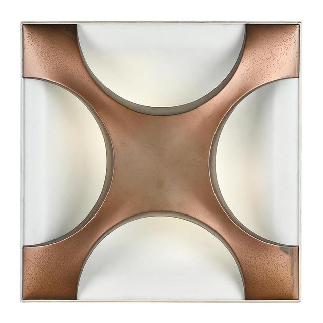 Gold Vintage Oyster Wall Lamp by Rolf Krüger For Sale - Image 8 of 8