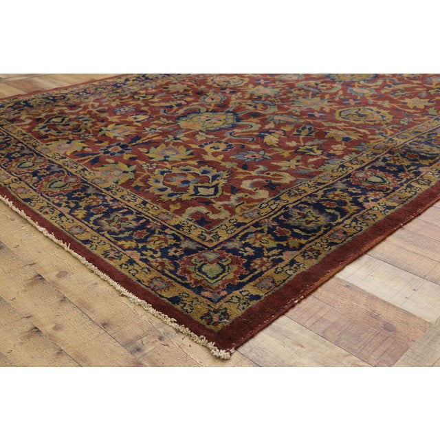 1910's Antique Indian Agra Gallery Rug - 06'00 X 15'00 For Sale In Dallas - Image 6 of 8