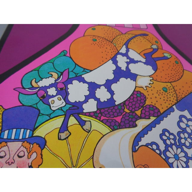 Psychedelic JRM Tinprint Metal Picture by Ivan Ripley, 1960s For Sale - Image 14 of 18