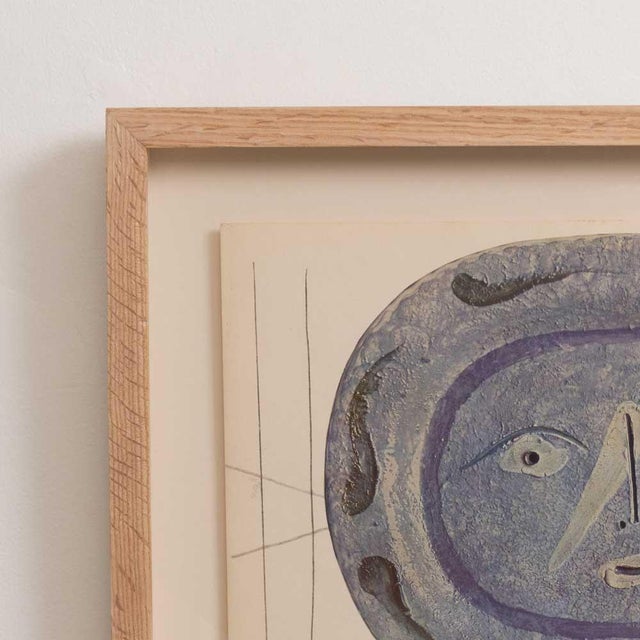 1948 Framed Lithographic Plate, Céramiques De Picasso For Sale In Los Angeles - Image 6 of 7