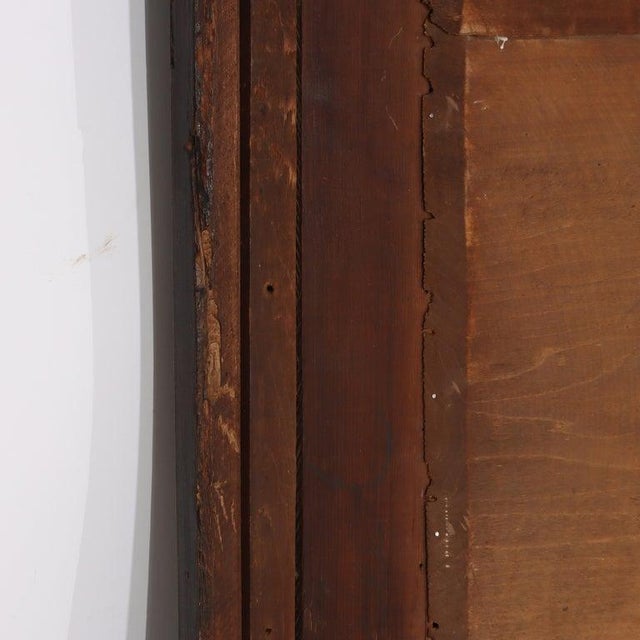 Large Antique Classical American Empire Flame Mahogany Mirror C1840 For Sale - Image 15 of 15