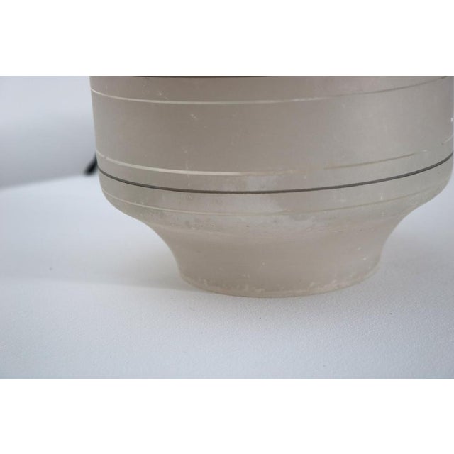 1960s Italian Red, Yellow and Blue Glass Pendant Lights in the Style of Vitosi, 1960s, Set of 3 For Sale - Image 5 of 18