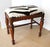 Petite Hand Turned Bench/ Genuine Hide Zebra Upholstery For Sale - Image 4 of 6