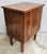 Late 20th Century Handcrafted Solid Walnut Stained French Panel Side Cabinet For Sale In Washington DC - Image 6 of 12