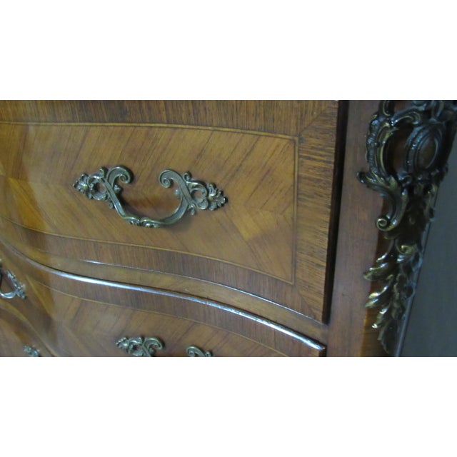 Brown 1980s John Widdicomb Chest of Drawers Lingerie Chest French For Sale - Image 8 of 12