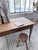 Farmhouse Table with Tapered Cherrywood Legs, 1950s For Sale - Image 14 of 18