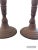 Mid-Century Modern Pair of Antique Cast Iron Candle Stands With Rusted Patina For Sale - Image 3 of 5