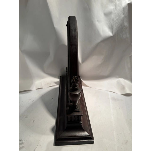 Wood Antique Waltham Edwardian Desk or Mantel Clock For Sale - Image 7 of 11