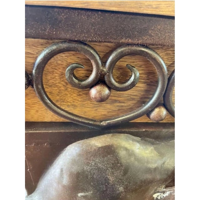 Brown Mango Console Table For Sale - Image 8 of 8