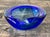 This exquisite vintage Italian art glass bowl is a vibrant example of mid-century biomorphic design, heavily influenced by...