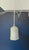 Glass White and Marbled Grey Pendant Lamp, 1920s For Sale - Image 7 of 9