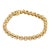 Vintage 3.50 Carat Diamond 18k Yellow Gold Tennis Bracelet For Sale