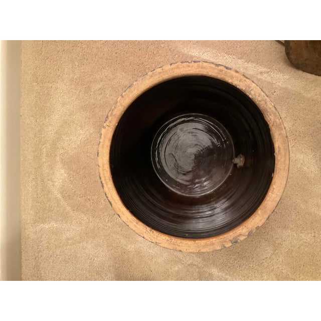 Dating to the early 20th century , this is a Fulper Spongeware No 4 Ice water color. It is a distinctive blue Spongeware...