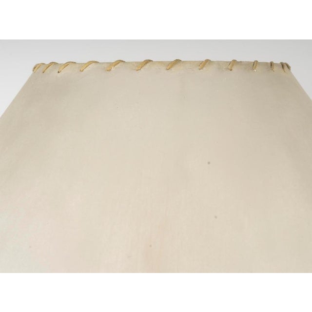 1930s Art Deco Table Lamp with Parchment Shade, 1930 For Sale - Image 5 of 8