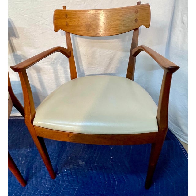 1960s Kip Stewart Designed 1960’s Drexel Declaration Dining Chairs, 4 Pieces For Sale - Image 5 of 12