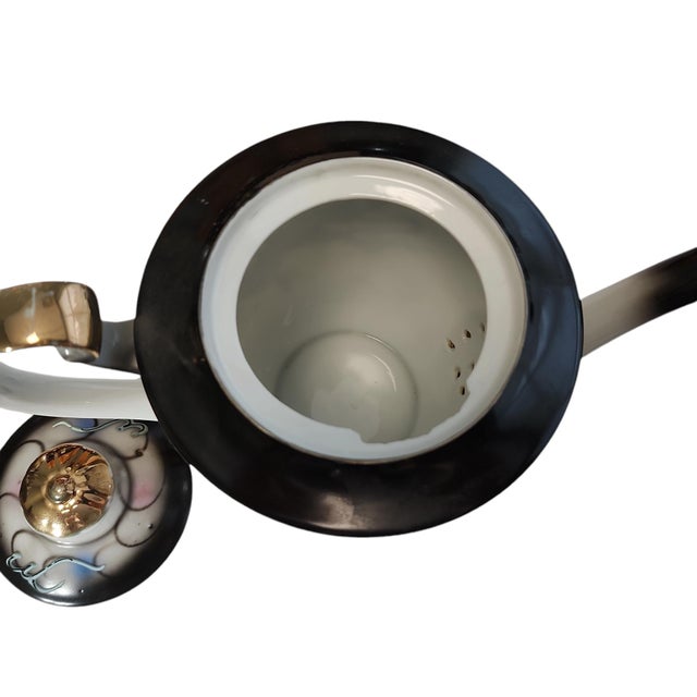 Mid Century Japanese Moriage Dragonware Tea Service for Six- 22 Pieces For Sale - Image 4 of 10