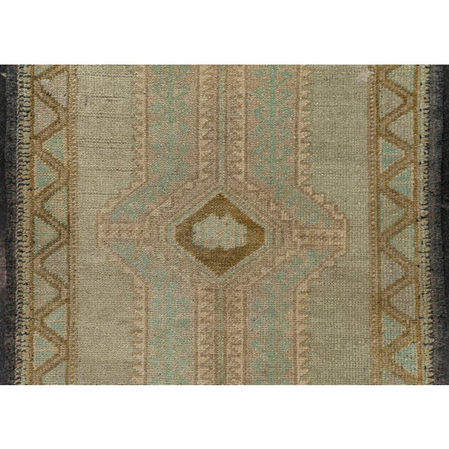 Turkish Mini Rug Oriental Hand Knotted Vintage Rug 1'9" x 3'5" #21061 For Sale - Image 4 of 8