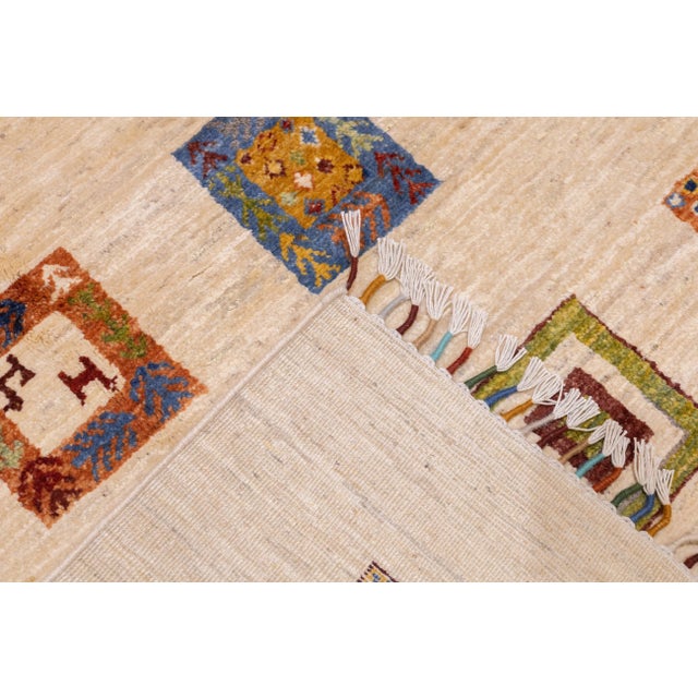Contemporary Gabbeh Rug 5'0" X 6'6'' For Sale In New York - Image 6 of 10
