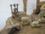 ANRI Anri Italy Hand Carved Wood Nativity Barn Stable Set Figures & Animals For Sale - Image 4 of 11