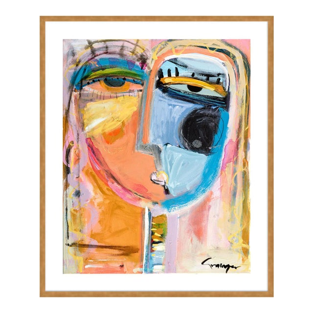 Rosalita by Lesley Grainger in Gold Frame, XS Art Print For Sale