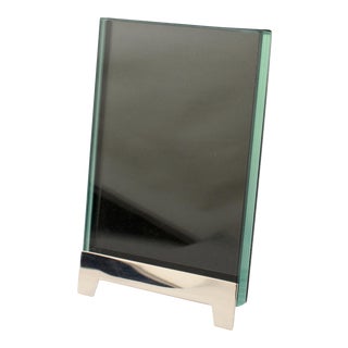 Postmodern Silver Plate 'Ripple' Photo Frame by TsAO & McKown for Swid Powell For Sale