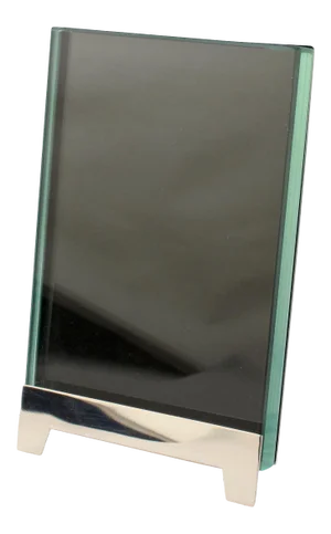 Postmodern Silver Plate 'Ripple' Photo Frame by TsAO & McKown for Swid Powell