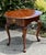 1980s Vintage Nob Creek Oval CherryWood Queen Anne Style Table W/Drawer For Sale - Image 5 of 14