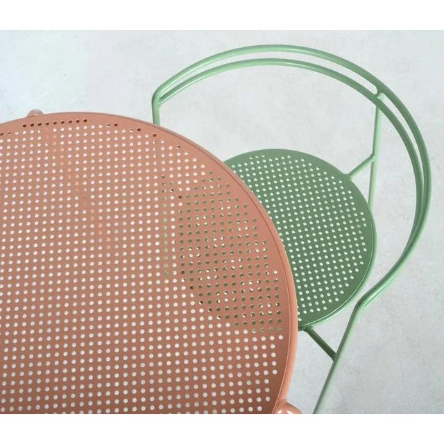 Contemporary Dusty Peach Point Table by OK Design For Sale - Image 3 of 6