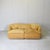 Saporiti Italia Vintage Confidential Two-Seater Modular Sofa in Ochre Suede by Alberto Rosselli for Saporiti, Italy, 1970s For Sale - Image 4 of 11