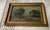 Post Impressionist Early 20th Century Post-Impressionist Landscape Oil on Board — Figures on Country Path, Paris Flea Market Find, Gilt Frame For Sale - Image 3 of 4