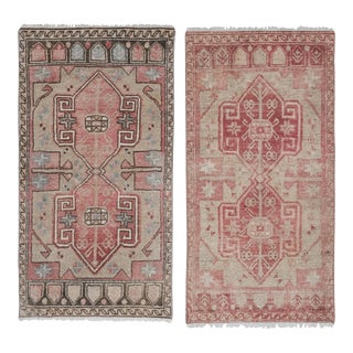 Hand Made Mini Rug Front of Kitchen Sink Rug - a Pair For Sale