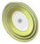 1980s Set of 3 Ceralene “Directiore” green Limoges oval serving platters // A Raynaud et Cie // Made in France // French Empire style For Sale