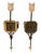 Pair of Roman Neoclassical Gilt and Bronze Candle Sconces With Arrow Motif For Sale - Image 9 of 9