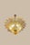 2020s Pairs of Amber Palmette Murano Glass Chandelier – 58 Hand-Blown Amber Glass Leaves, Italy For Sale - Image 5 of 6