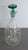 1968 Vintage Blenko #49 Clear Crackle Pinched Decanter W/ Green Stopper MCM 11.5" For Sale - Image 4 of 10