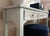 One-of-a-Kind Hand Painted Console Table | Entryway Table | Blue Console | Fabric Drawer Fronts | Cottage Luxe | French Country For Sale In New York - Image 6 of 9