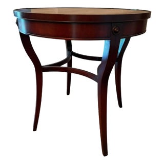 Imperial Furniture Co. 1940s Vintage Round Mahogany Table For Sale